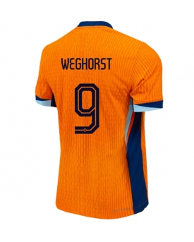 Paesi Bassi Wout Weghorst #9 Maglia Gara Casa Repliche Europei 2024